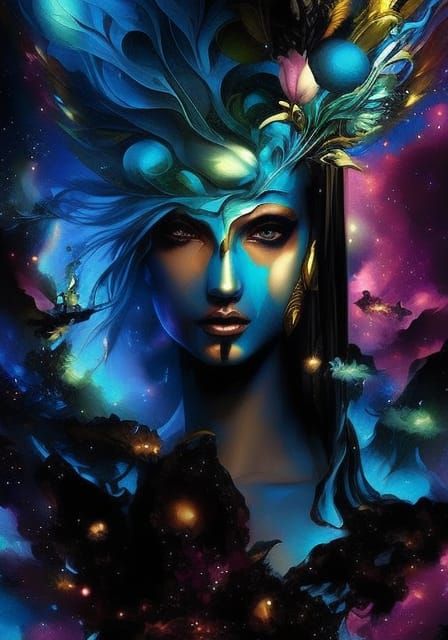 Mother Earth Tree of Life: Goddess Portrait