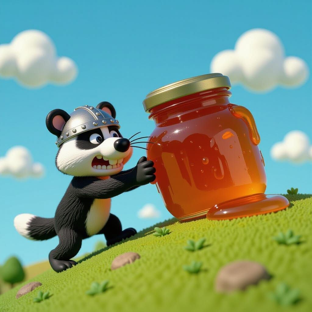 Badger's Uphill Battle: A Claymation Adventure