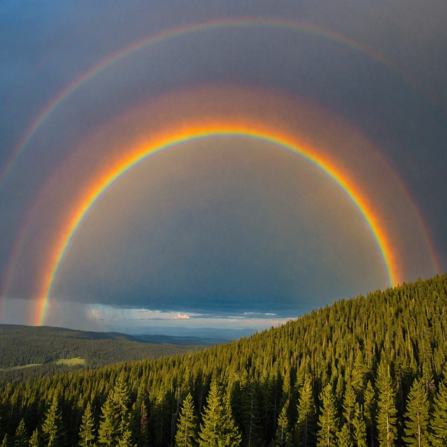 Spectacular Fire Rainbow Phenomenon
