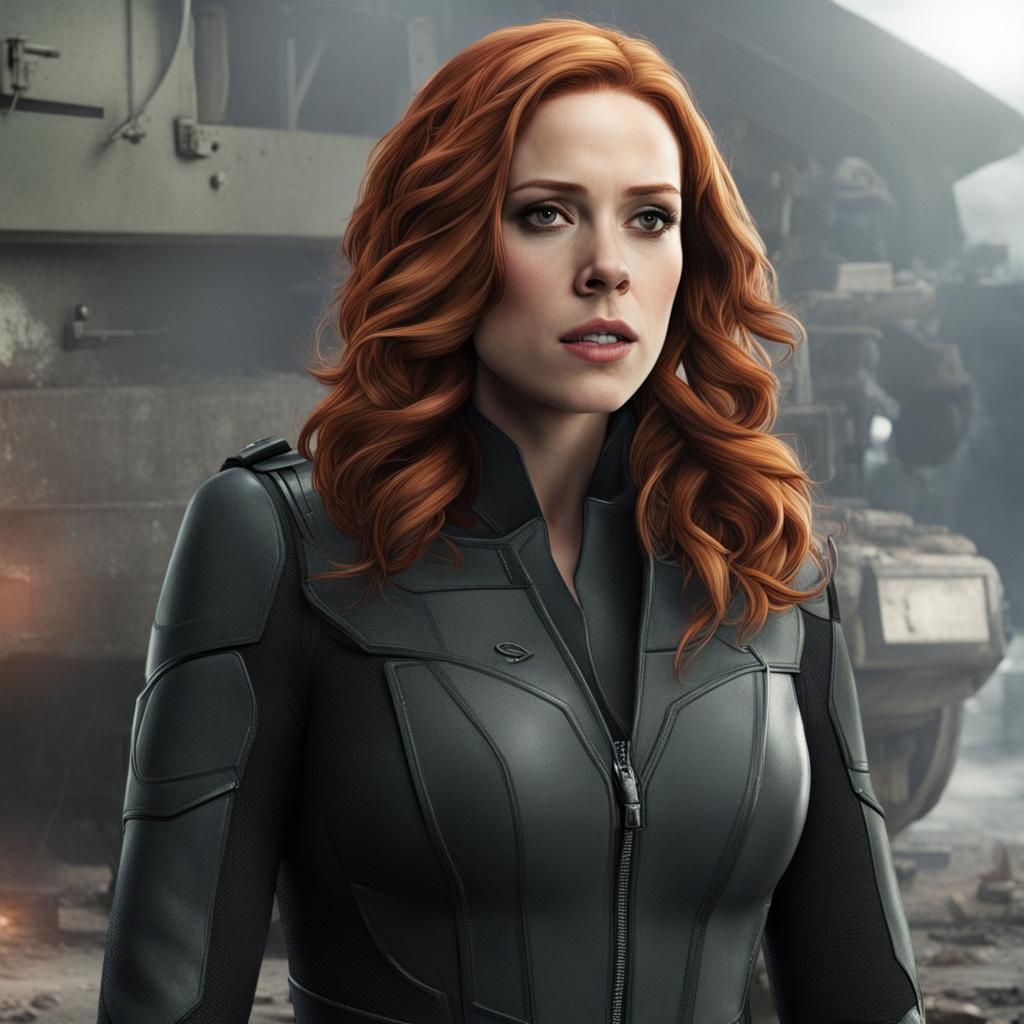 AI Generated Image of Natasha Romanoff