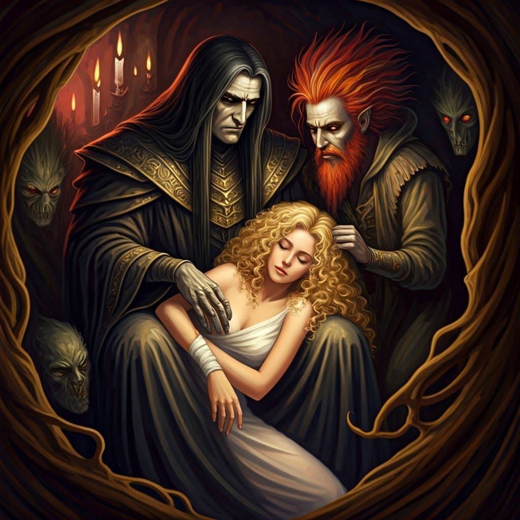 Dark Fantasy Sorcerer by Fiery Shadows