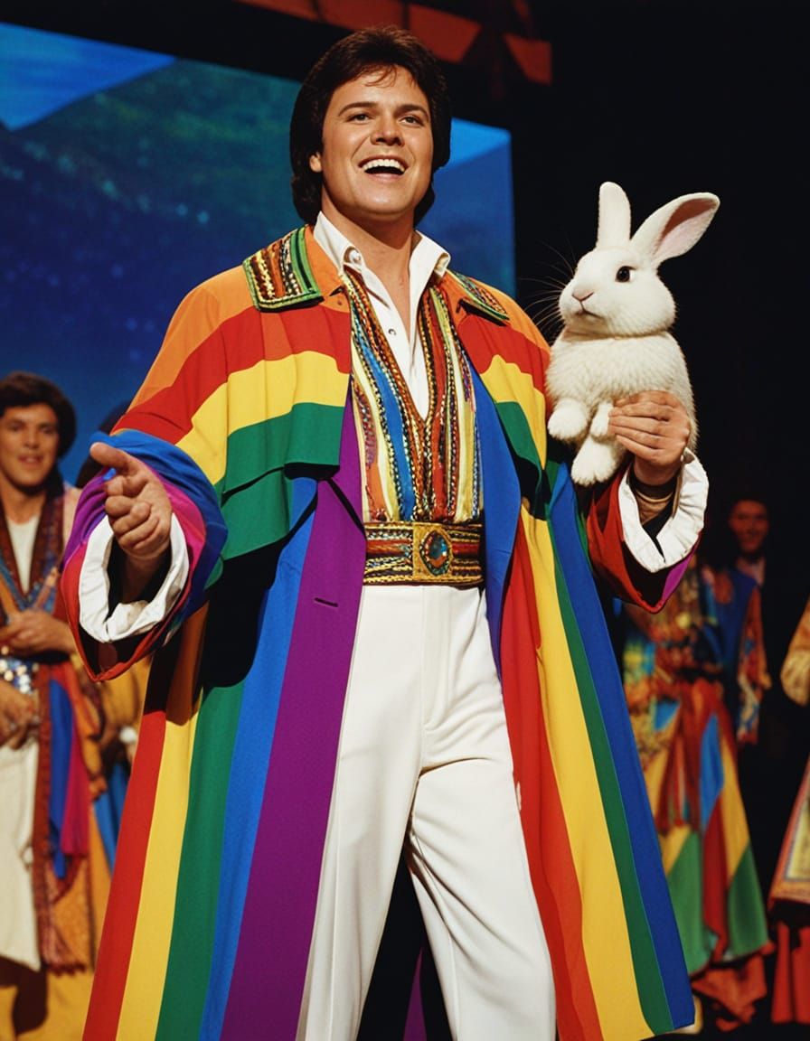 Donnie Osmond as Joseph in Vibrant Broadway Musical Style