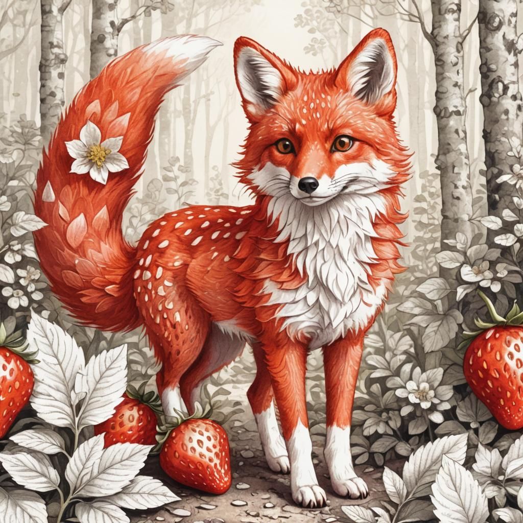 Strawberry Fox 1