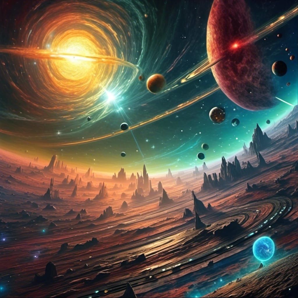 Colorful Solar Flare Erupts from Alien Sun