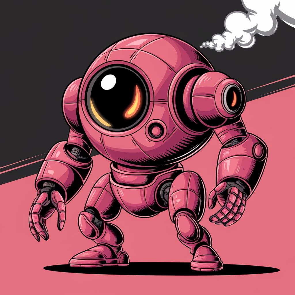 Mechanical Lava Landscape in Almond Janejaylicious Style