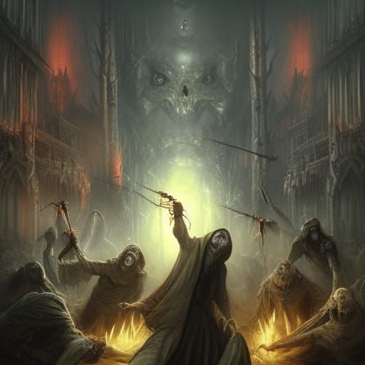 Plague of Death: Dark Fantasy Concept Art