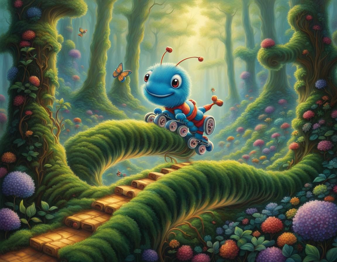 Centipede in roller skates, take two