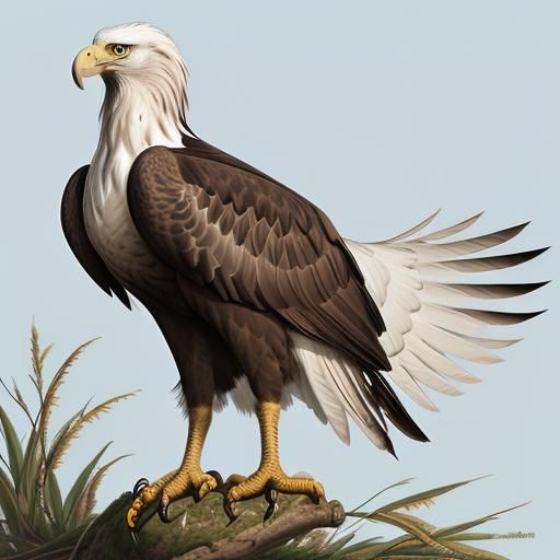 John James Audubon Style: White-tailed eagle