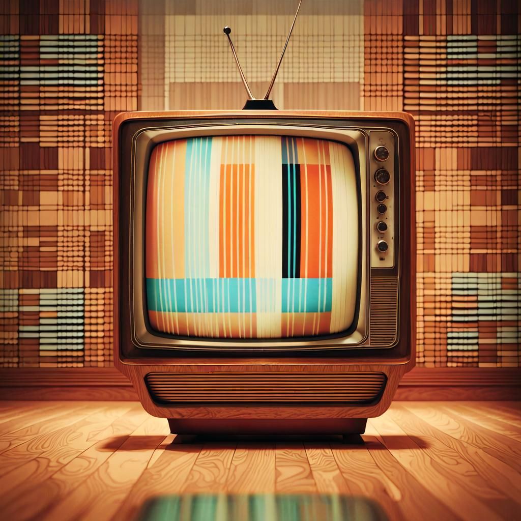 Retro Futuristic Television Test Card