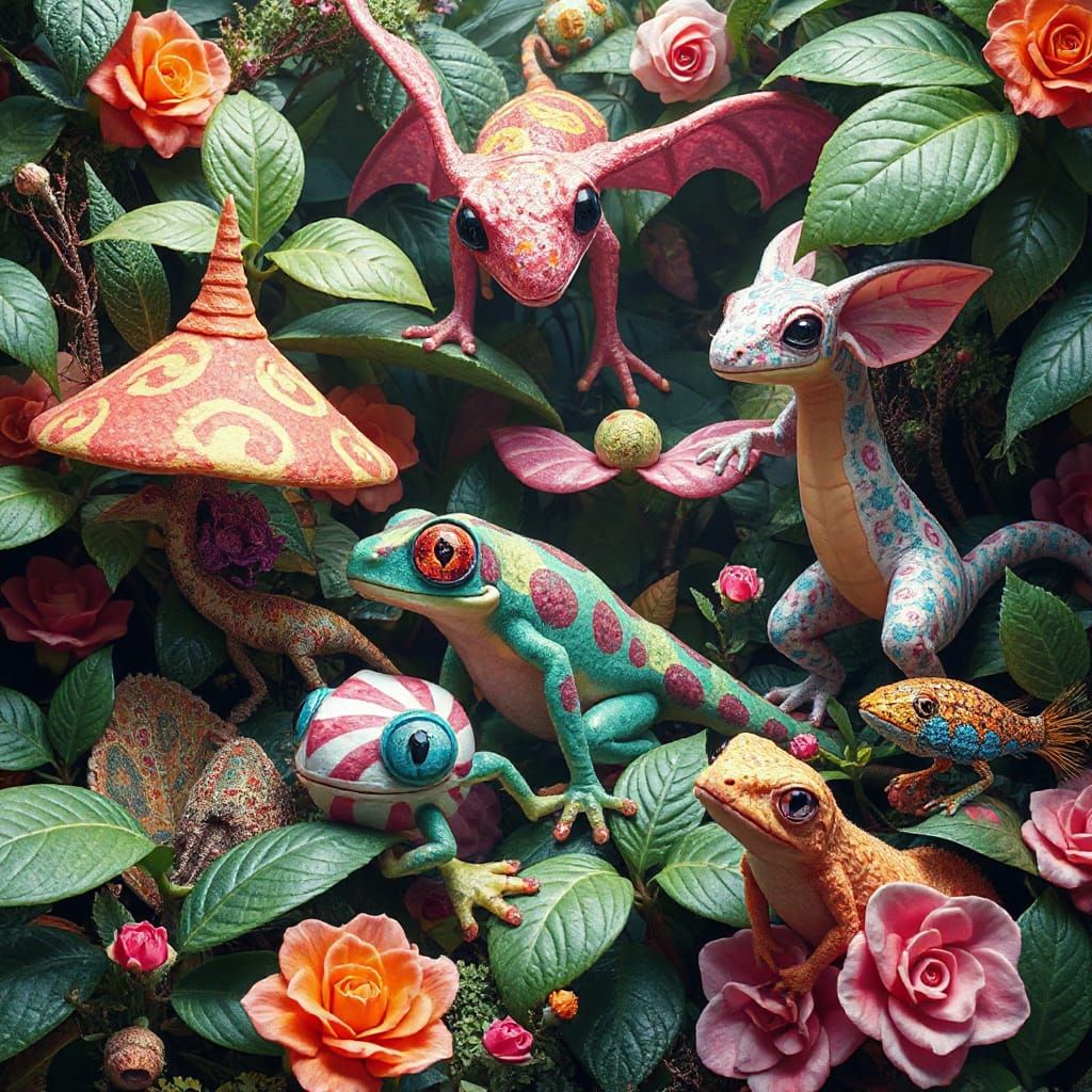 Insane jungle full of psychotic savage creatures.