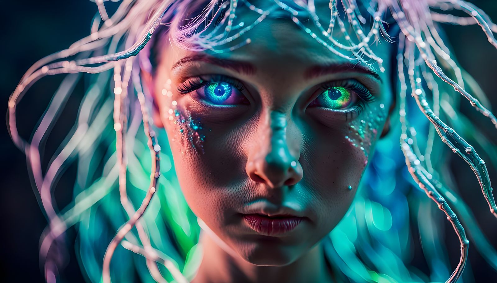 Original AI Creation: Abstract Colors and Forms