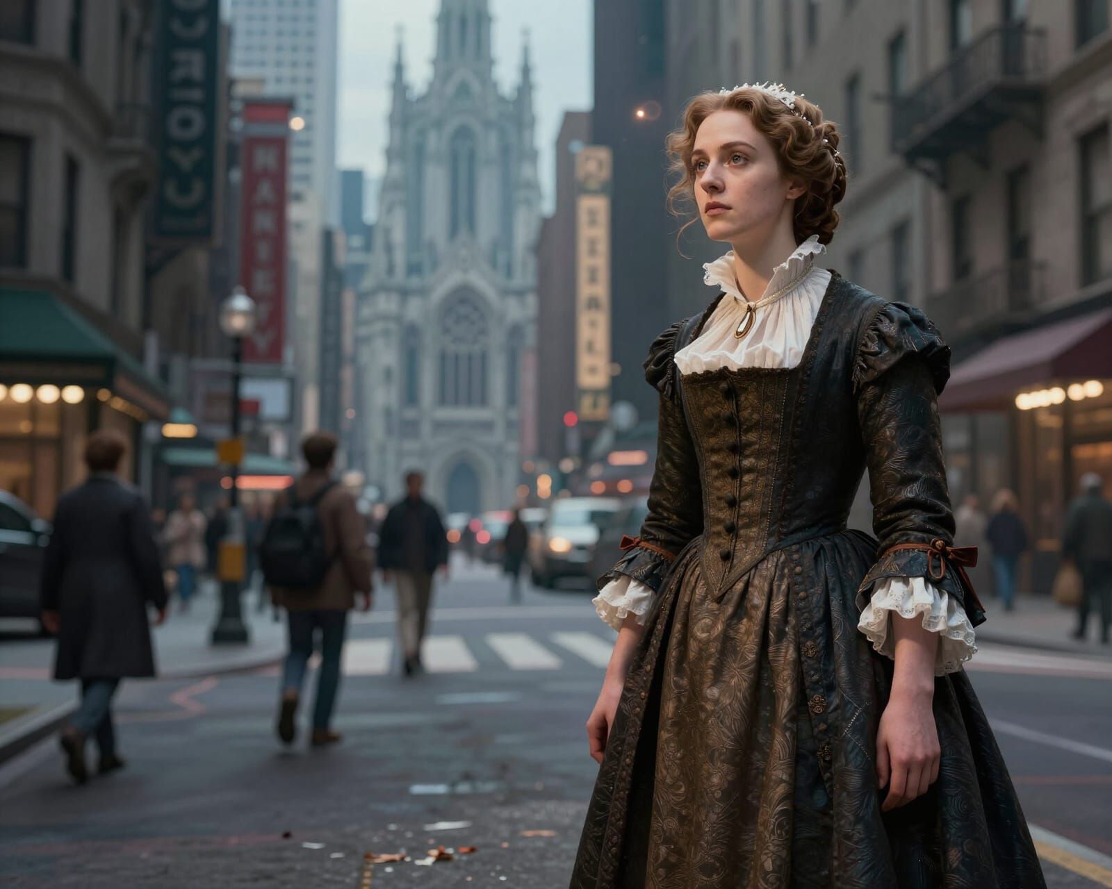 Puritan Woman Time Travels to 1985 New York