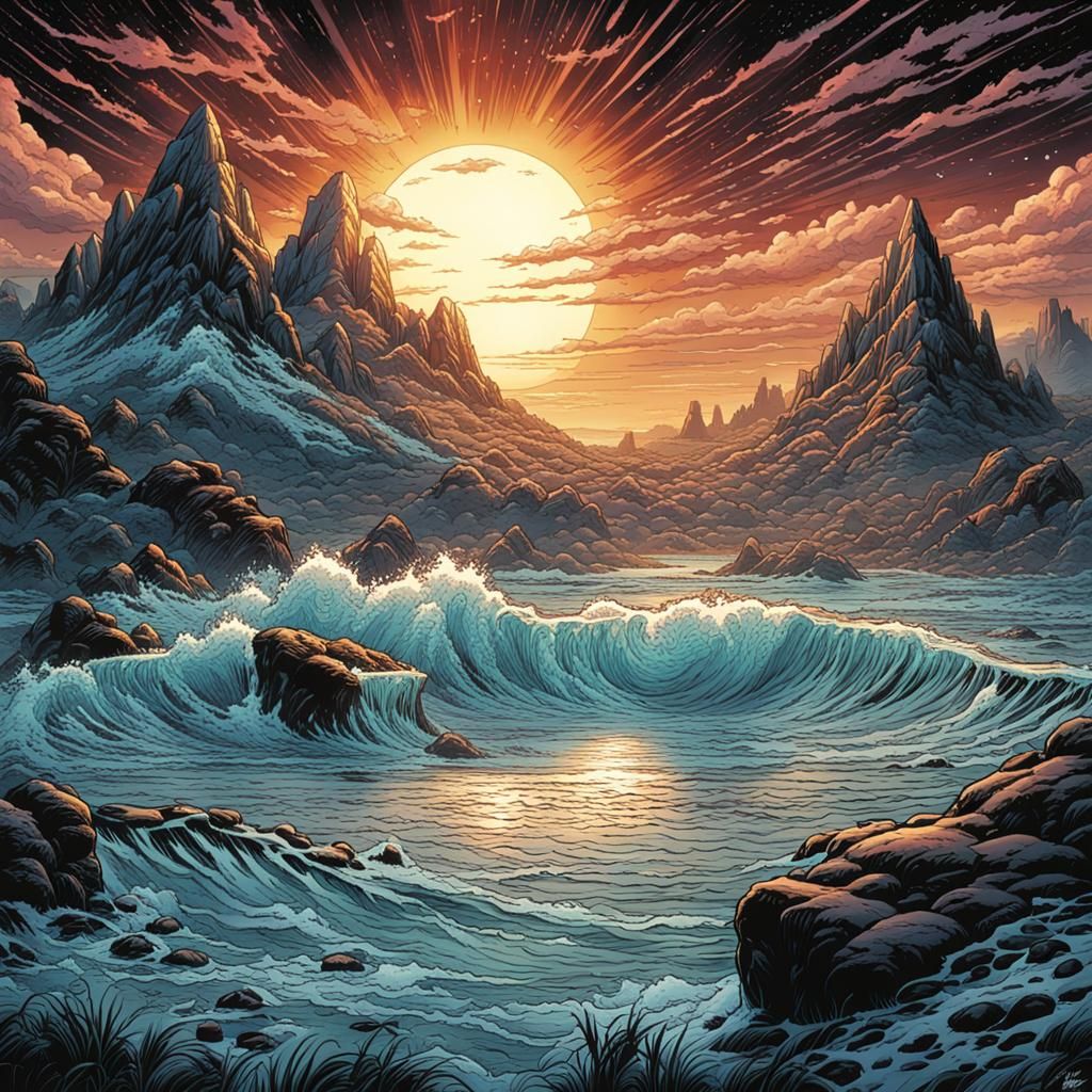 Comic Book Art Inspired by Brooks and Mumford