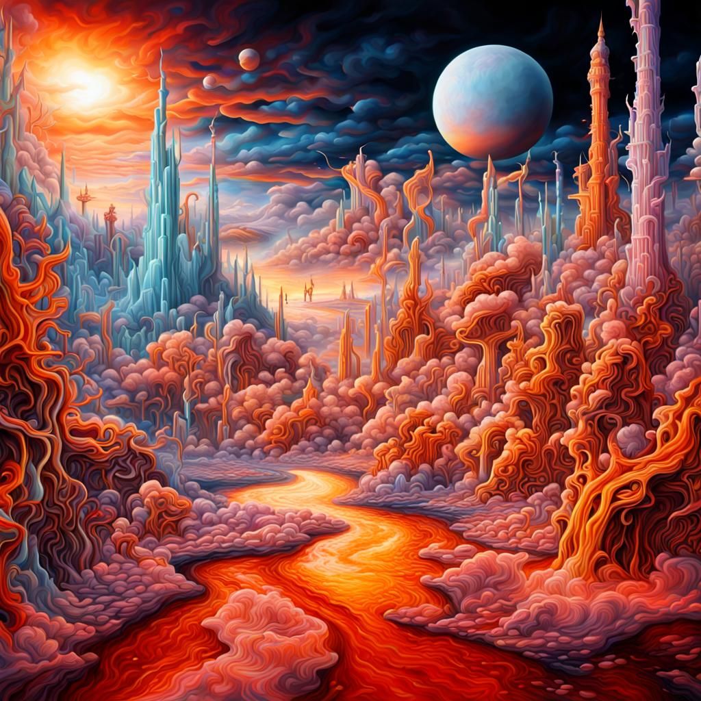 Surreal Dream World: Thermal Dynamics in HDR