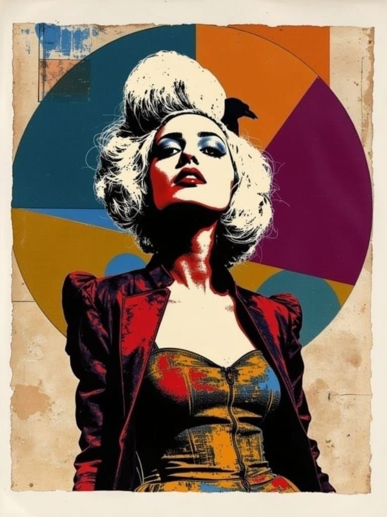 Lady Gaga as Cruella: 1970s Fashion Sketch