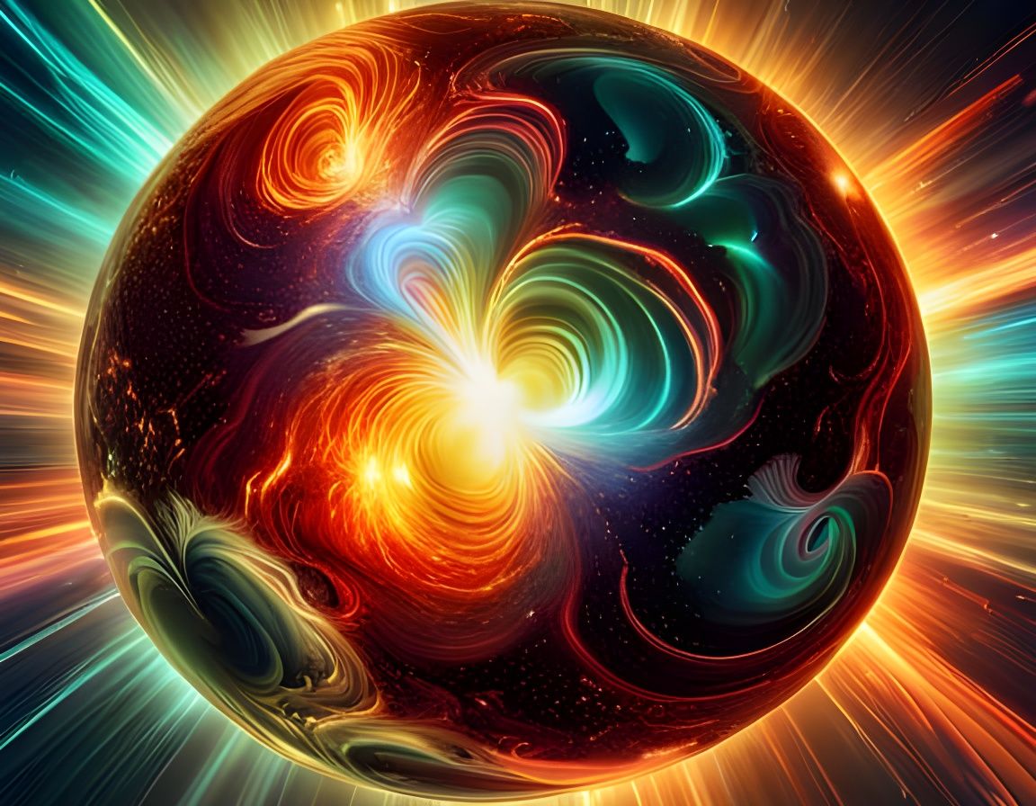 Mesmerizing Liquid Metal Galaxies in HDR