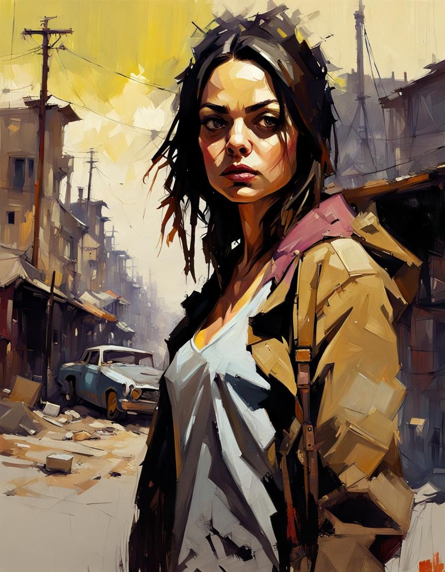 Steampunk Portrait of Woman in Ian McQue Style