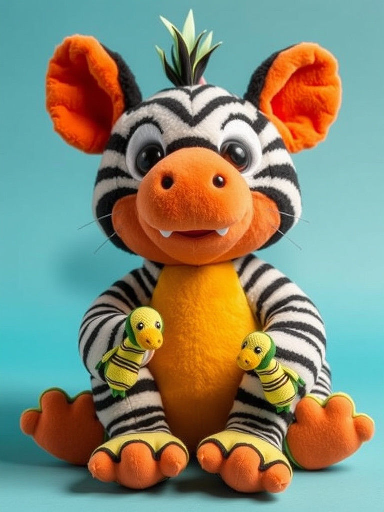 Boogie Woogie Plushie Creatures: A Cheerful Scene