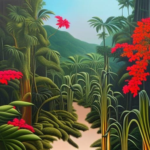 Sinister Forest Landscape in a Fantasy Horror Style