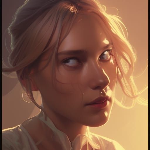 Detailed Portrait with Dynamic Lighting