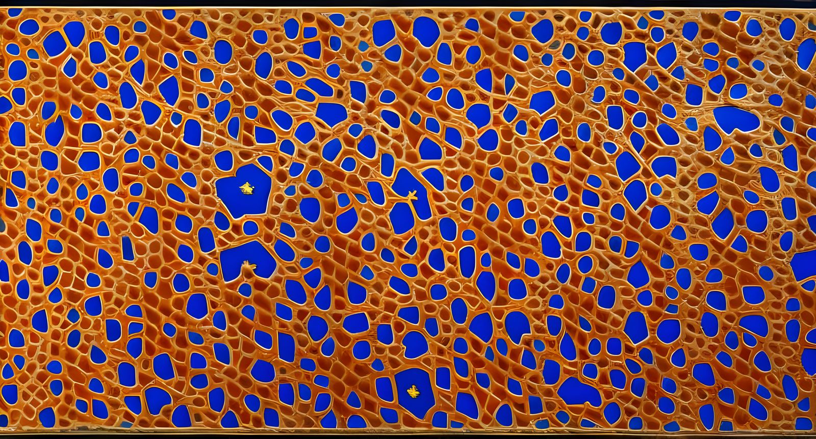 Triptych: Greek Frieze, Star, Pollock Style