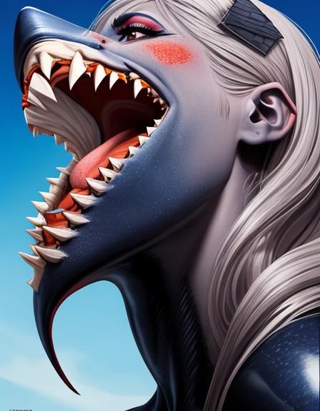 anthropomorphic helicoprion