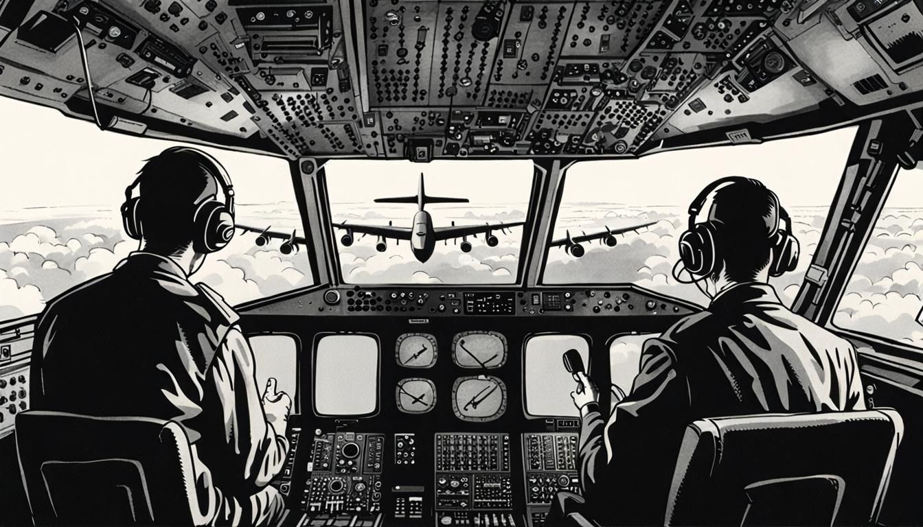 Beatniks Piloting a B-52 Singing Dylan