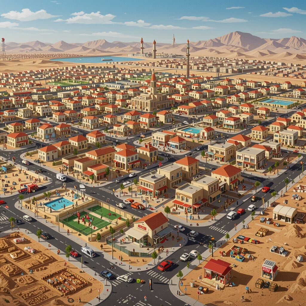 Desert Metropolis: A Cityscape Emerges