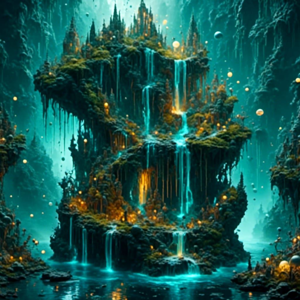 Surreal Underworld Creatures in Hyperreal 3D