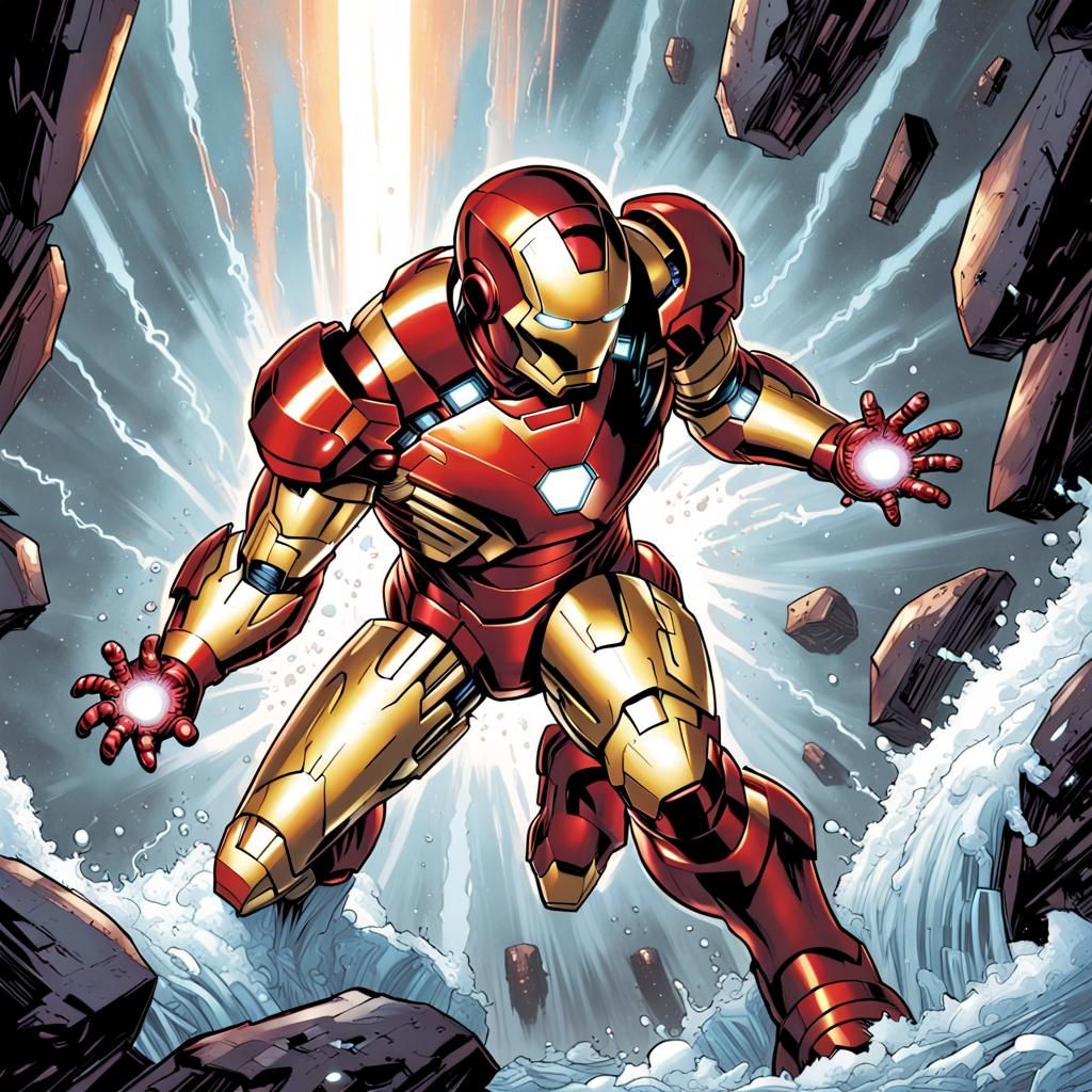 Iron Man Comic Book Art