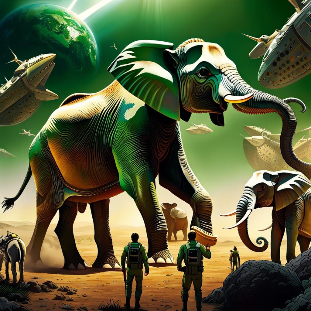 Epic Sci-Fi Space Ark Crash Landing on Earth