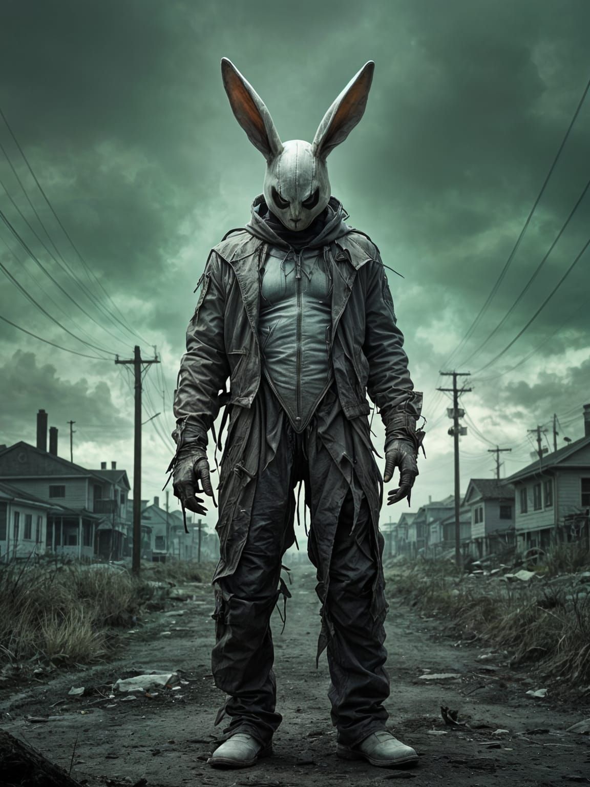 Donnie Darko's Frank: The Scary Rabbit Portrait