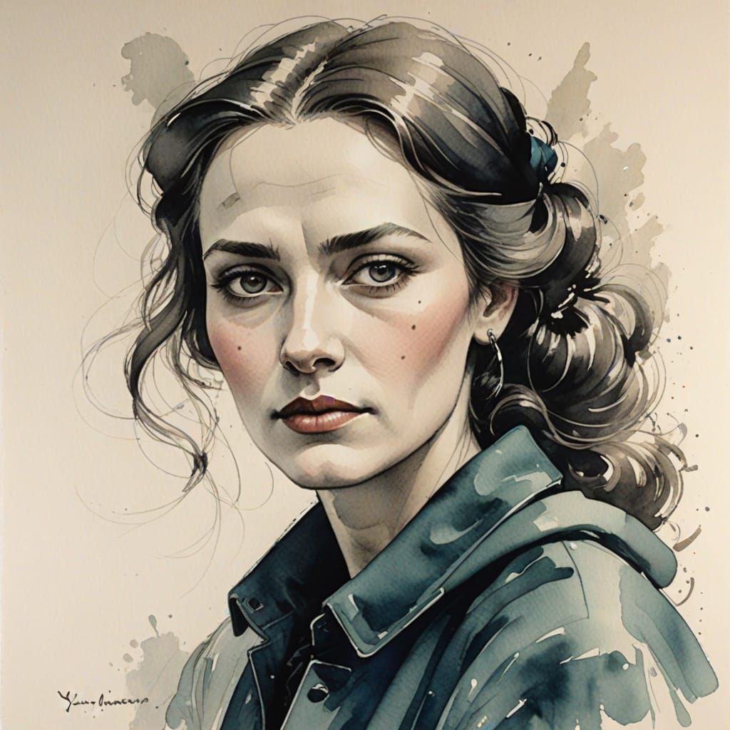 Avant-Garde Portrait of a Young Poet