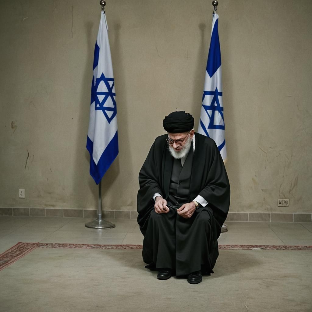 Dramatic Film Still: Political Figure in Submission