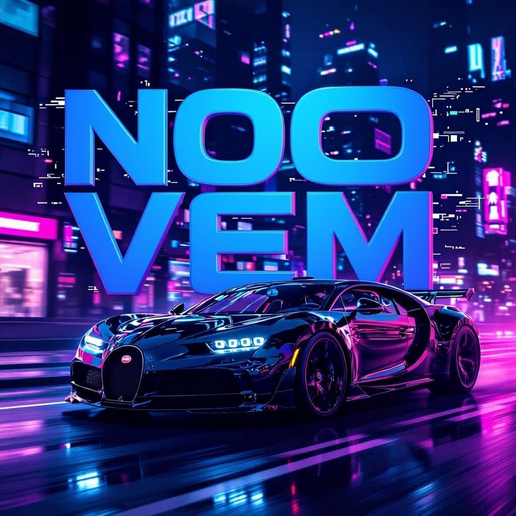 Phonk Song Cover: Bugatti with "No Vem" Text