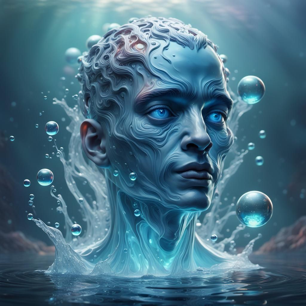 Liquid Water Elemental in a Colorful Liquid World