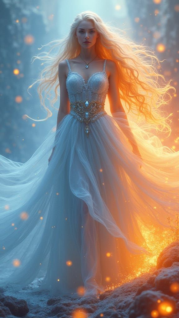 Majestic Goddess of Contrasting Elements