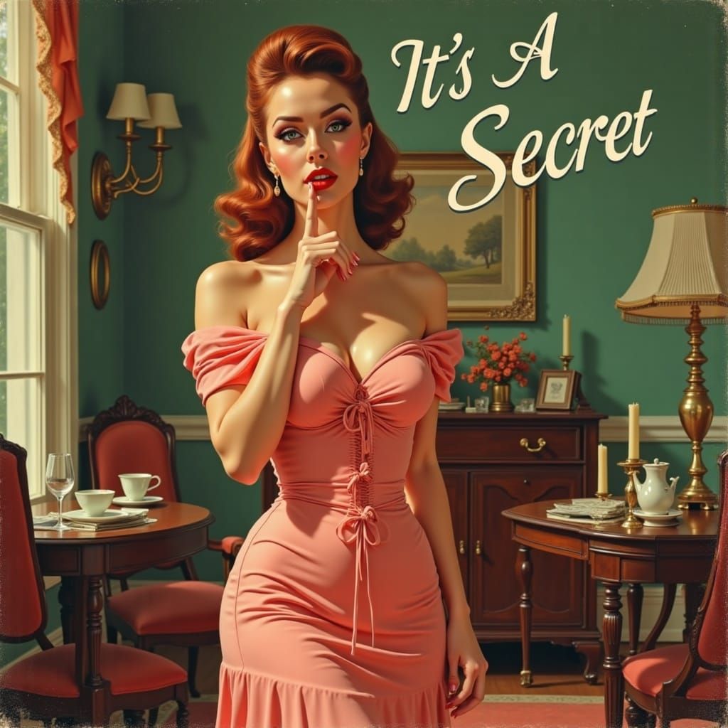 Pin-Up Girl Keeps a Secret