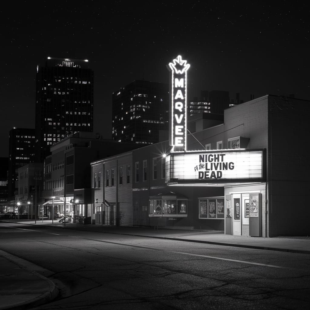 Night of the Living Dead at the Drive-In