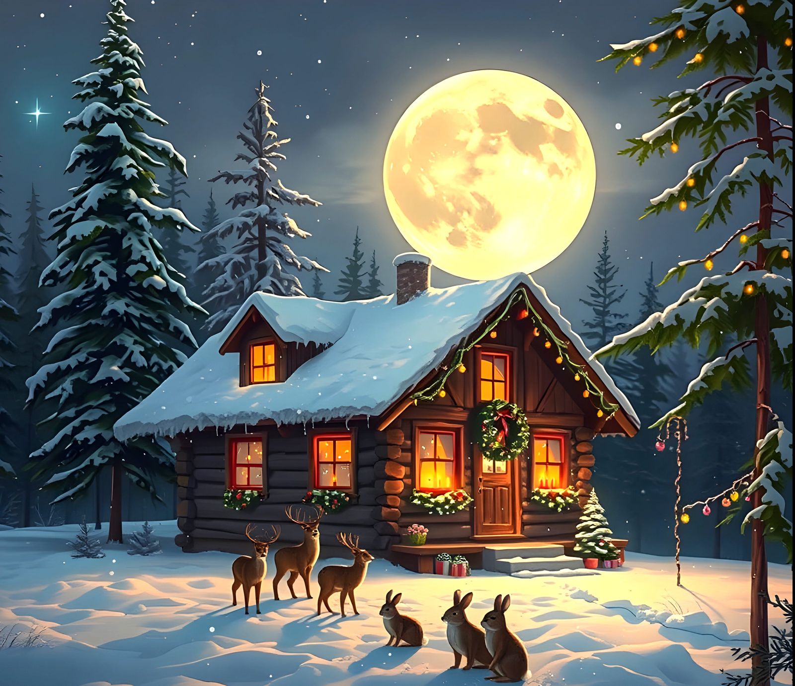 A Woodland Christmas Eve