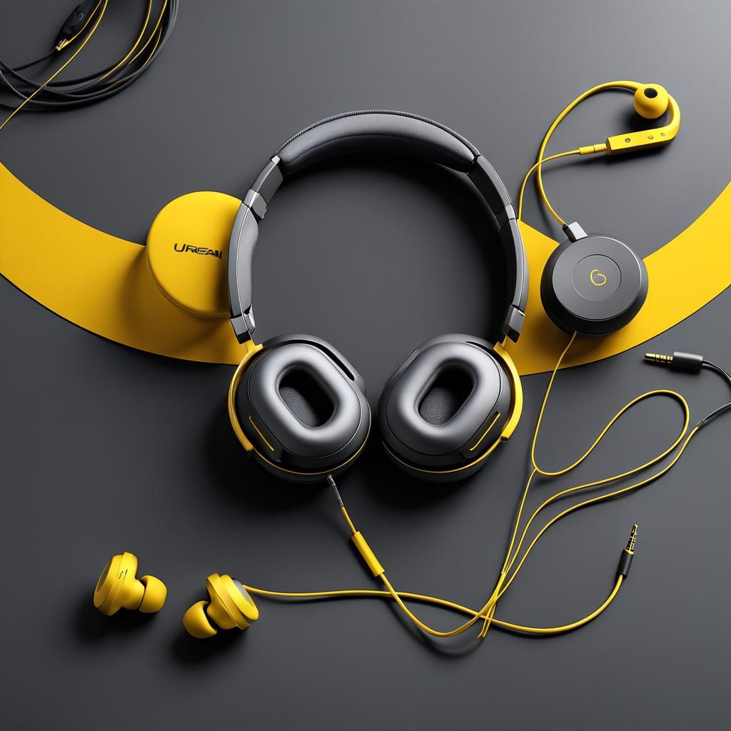 Minimalist Tech Gadgets in Vector Art Style