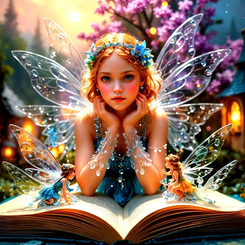 Crystal Fairies in Magical Pop-Up Book