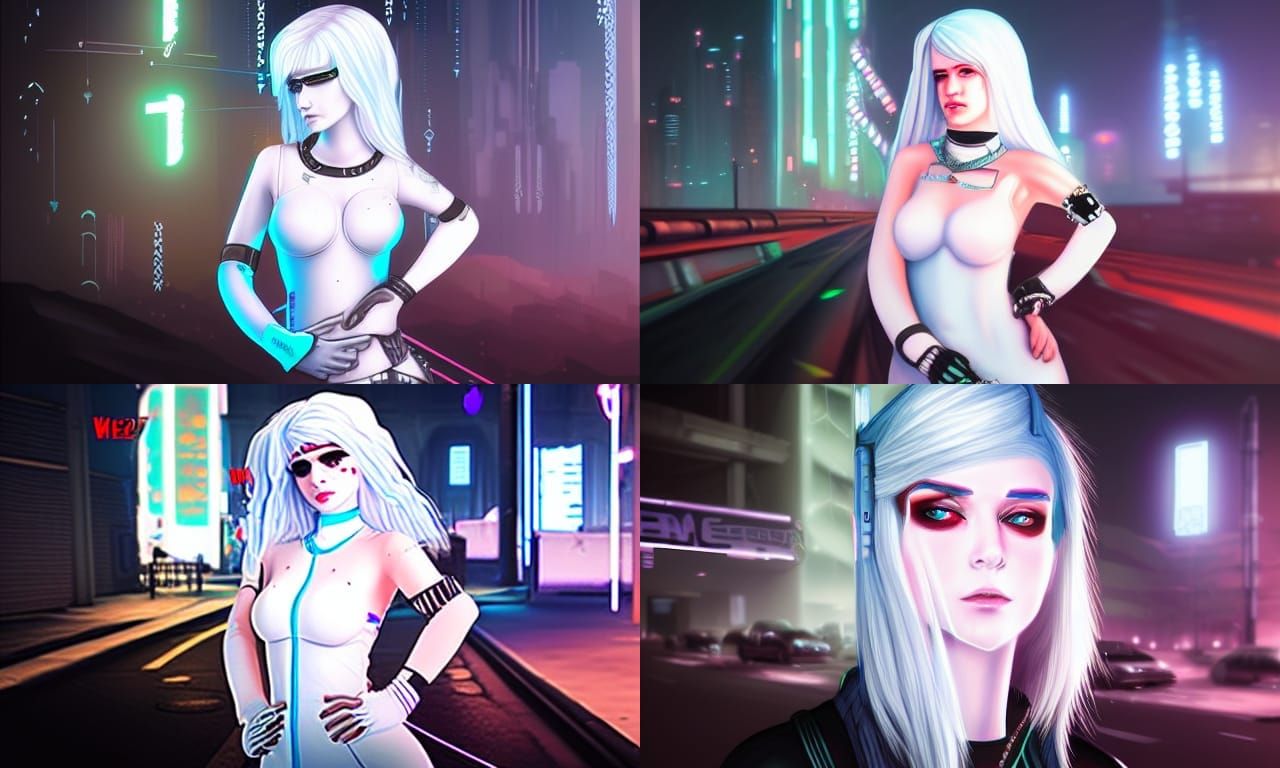 Weiss Schnee: Cyberpunk Princess in Cyberpunk 2077