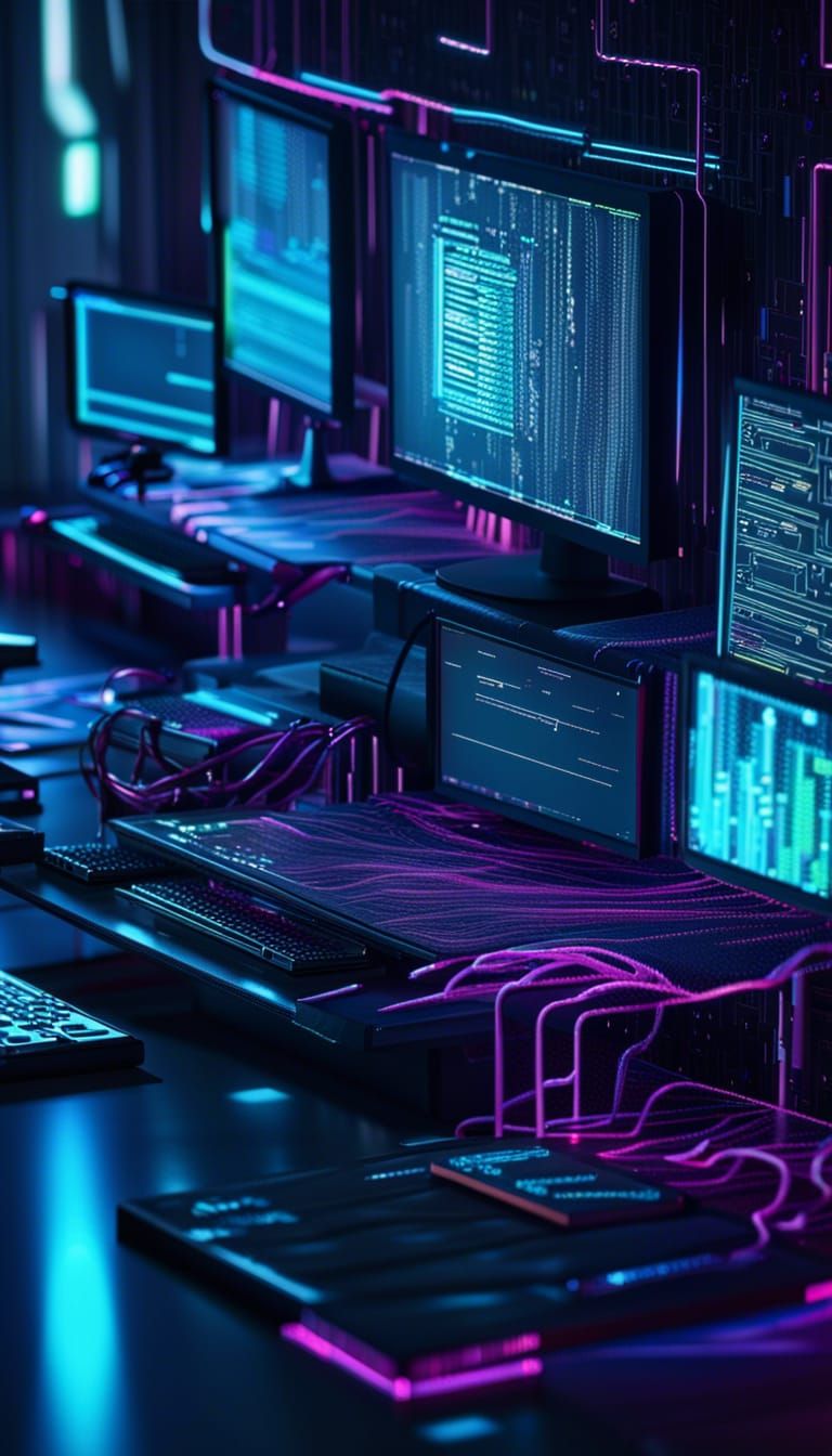 hacker room phone wallpaper 2