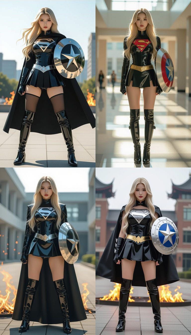 Chinese Student as Superwoman Villain in Burning Campus