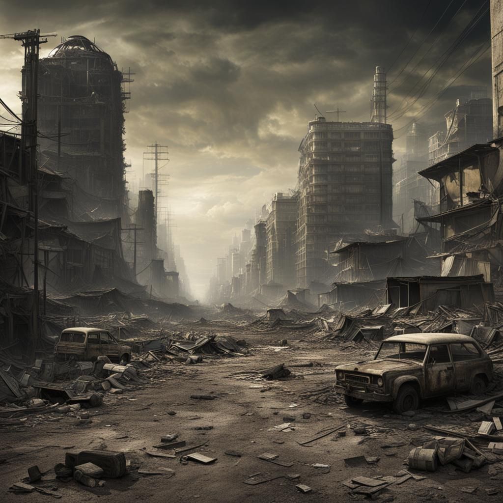 Post-Apocalyptic Earth: A Bleak Nuclear Landscape