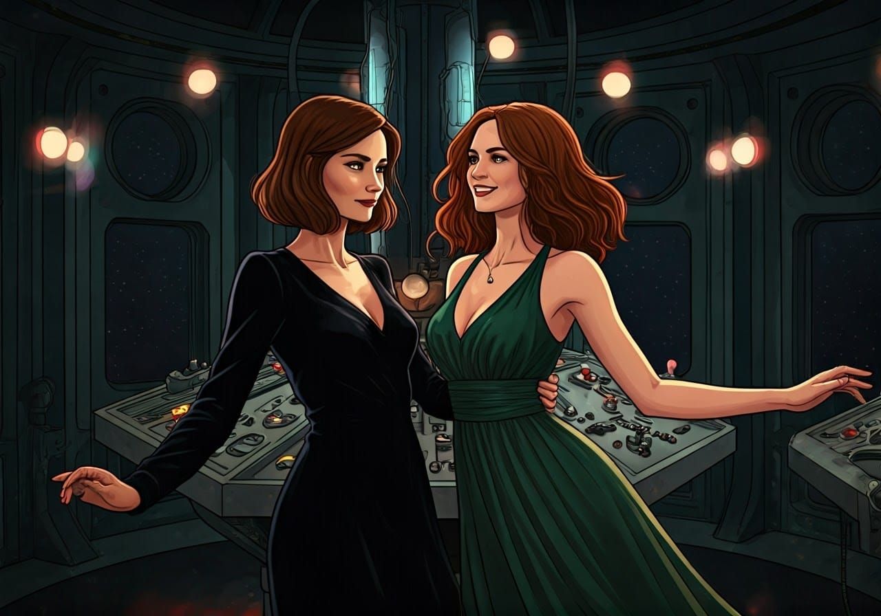 Time-Traveling Friends Reunite in Vibrant Whimsy