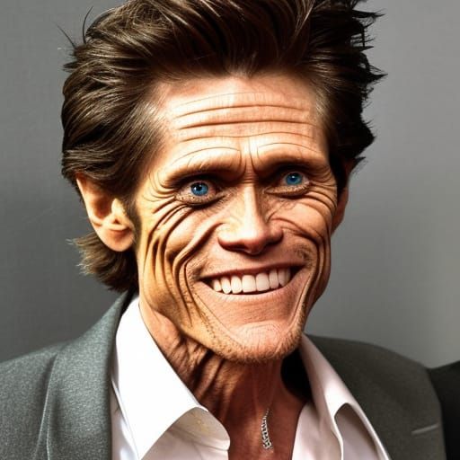 Willem Dafoe AI Generated Portrait