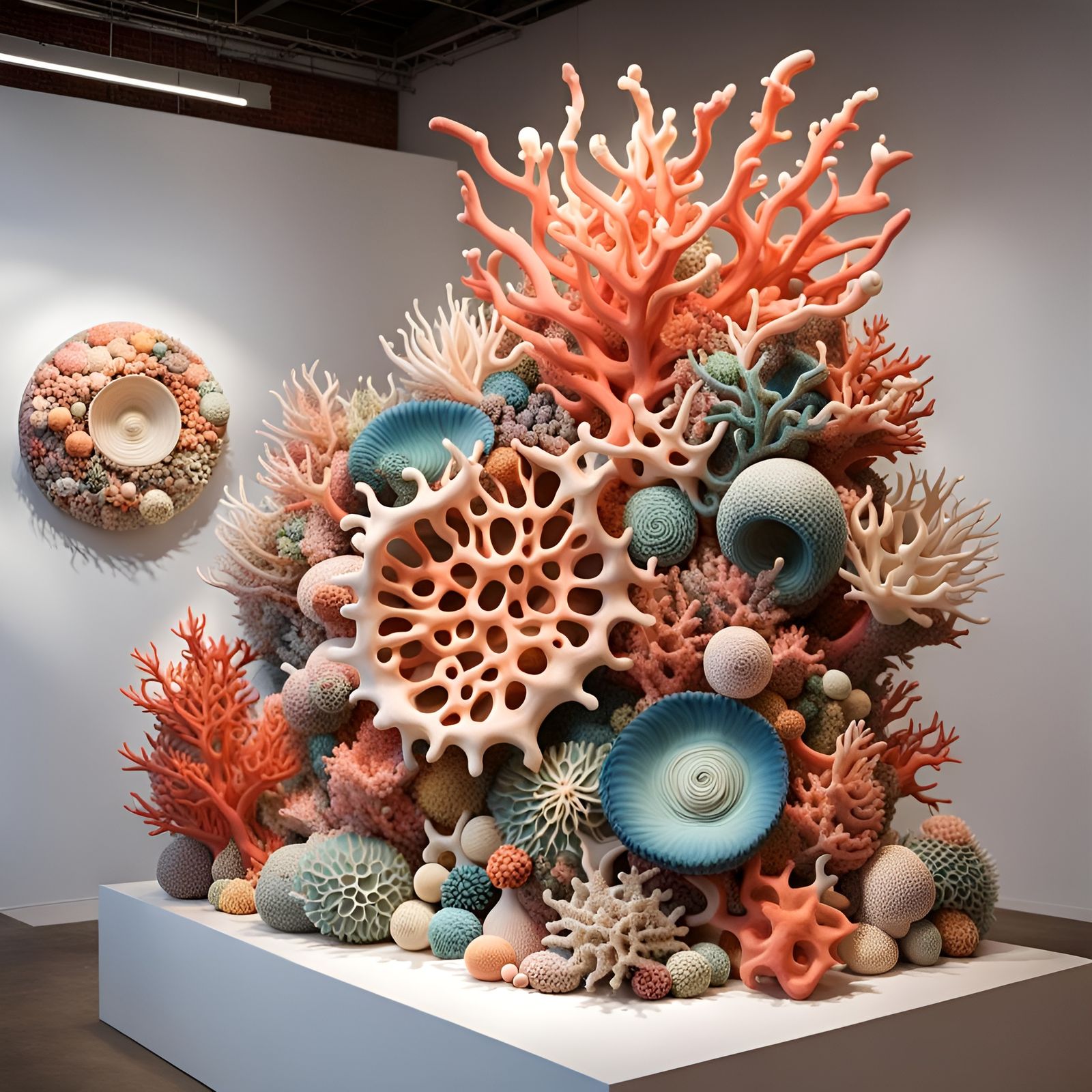 Sealife – Sculptural Ceramics Installation (Clay Sculpture)