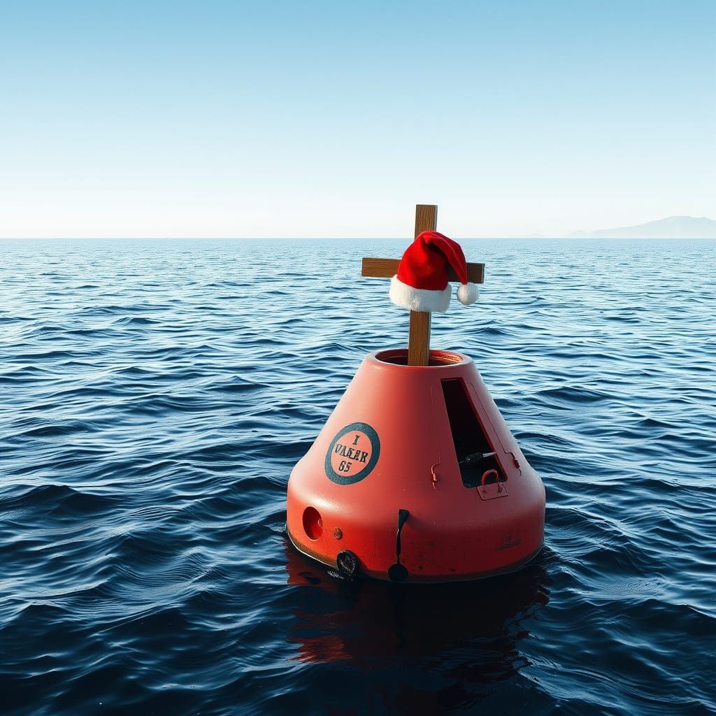 Then I guess they buried Santa at sea ...